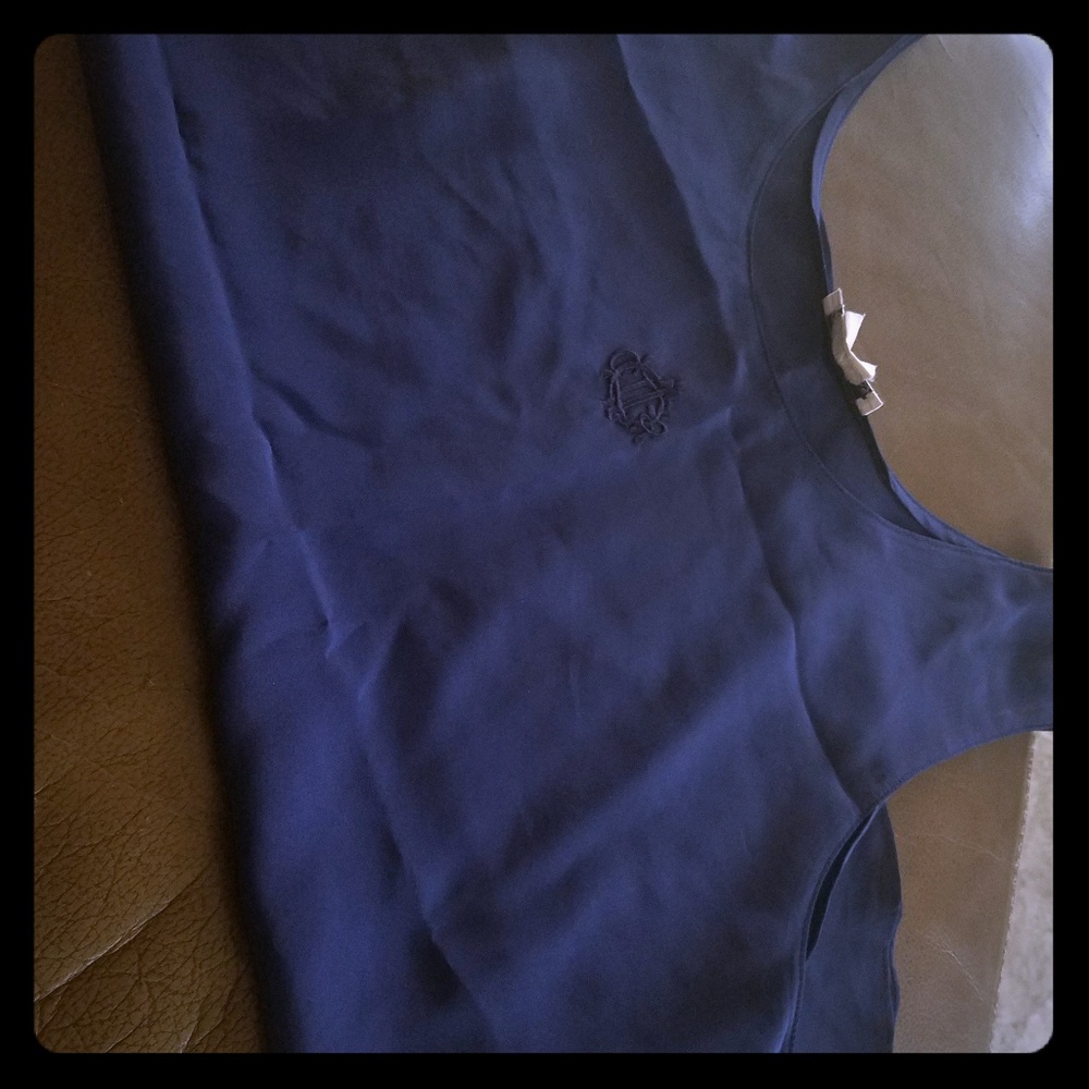 Vintage silk top from Christian Dior S